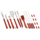 Valigetta con Accessori per Barbecue 43x29x8 cm in Plastica