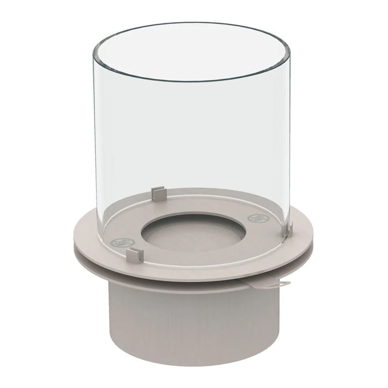 Camino a Bioetanolo Braciere da Pavimento Ø36xh56 cm per Interno ed Esterno Modigliani Bianco Perla