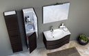 Mobile Bagno Sospeso 91,5cm TFT Swing Rovere Scuro 2S