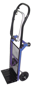 Carrello Portapacchi 2 in 1 con Portasacco in Metallo Tosini Blu