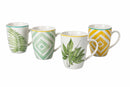 Set 20 Tazze in Porcellana 300 ml Villa d'Este Home Tivoli Oriental Botanique