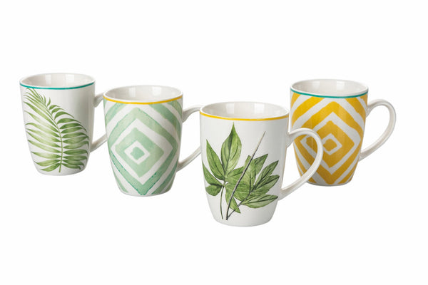 Set 20 Tazze in Porcellana 300 ml Villa d'Este Home Tivoli Oriental Botanique prezzo