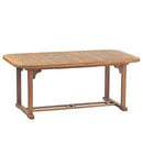 Tavolo da Giardino Allungabile 150/200x100xH75 cm in legno Brian