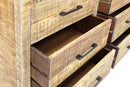 Mobile Bertram 100x45x83 h cm in Legno Marrone