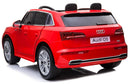 Macchina Elettrica per Bambini 2 Posti 12V Mp4 con Licenza Audi Q5 Quattro Rossa
