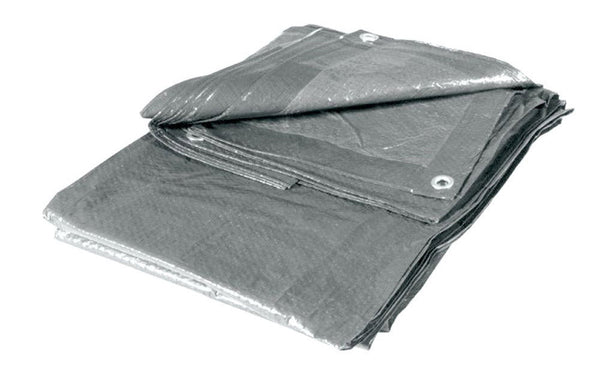 Telo Occhiellato Multiuso 5x8m in Polietilene 180gr Grigio acquista