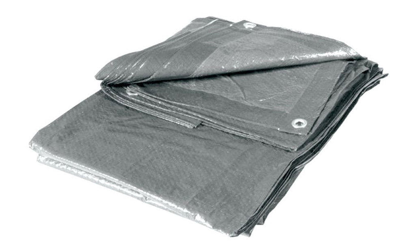 Telo Occhiellato Multiuso 5x8m in Polietilene 180gr Grigio