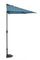 Ombrellone da Giardino 2,7 m Palo Ø36 mm Kalife Mezzaluna Cloud in Alluminio