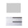 Mobile bagno 80 cm Sospeso Bianco Porcellana Boston con Specchio Rettangolare Bonussi