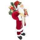 Pupazzo Babbo Natale H90 cm con Luci e Suoni Rosso