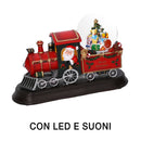 Trenino con Led in Resina con musica cm 24x8,5xh17