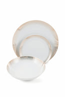 Servizio Piatti 18 Pezzi in Porcellana Villa d'Este Home Tivoli Opera Bianco