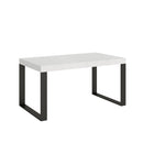 Tavolo Allungabile 160-420x90x77 cm Tecno Bianco Frassino