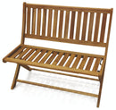 Panca da Giardino Pieghevole 104x61x90 cm in Legno di Acacia Soriani Bali