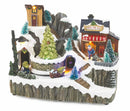 Villaggio Natalizio in Plastica con Luci e Suoni 23x15,5x17,5 cm Soriani Albero e Auto