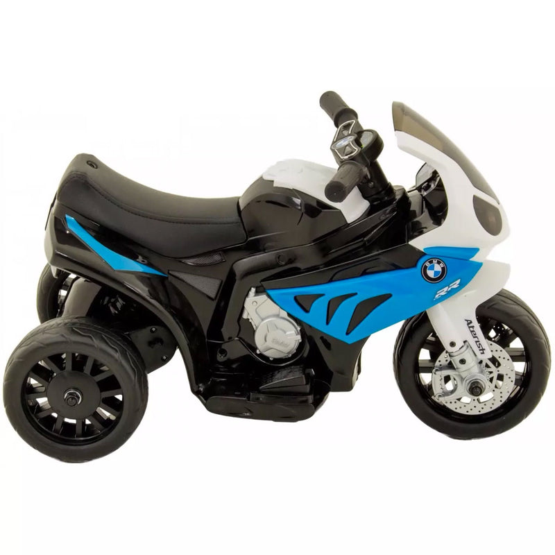 Moto Motocicletta Elettrica per Bambini 6V con Licenza BMW S1000RR Blu
