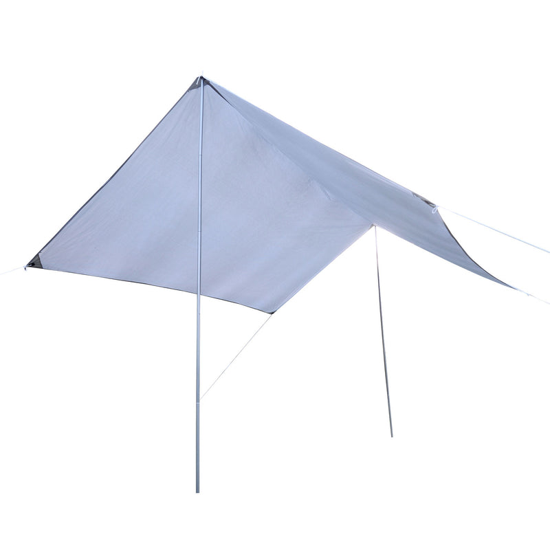 Tenda da Sole Portatile 3x3 m Impermeabile Bianco   