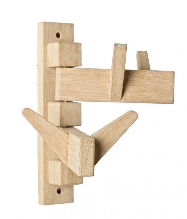 sconto Appendiabiti da Parete 4 ganci Daiki in Legno