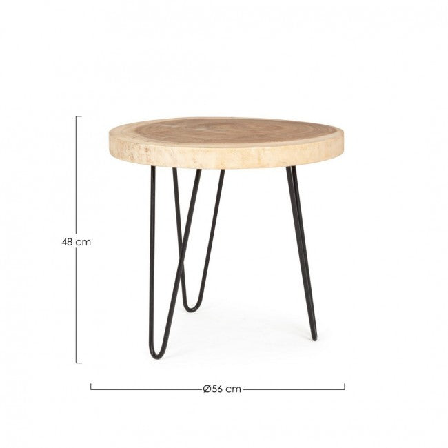 Set 2 Tavolini Ø56x48h cm Tuala