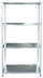 Scaffale 4 Ripiani in Metallo Galvanizzato Fadi Silver