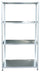 Scaffale 4 Ripiani in Metallo Galvanizzato Fadi Silver