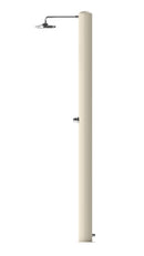 Doccia Solare da Giardino 28 L Soffione Eco Rain e Miscelatore Temporizzato Tevere TB Bianco Perla 