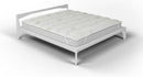 Topper Trapuntato Imbottito con Elastici Aloe Vera Bianco Varie Misure