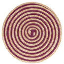 Set 4 Tovagliette Ø38 cm  in Paglia e Carta VdE Tivoli 1996 Spiral