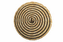Tovaglietta Tonda in Rafia Ø38 cm Villa d'Este Home Tivoli Spiral