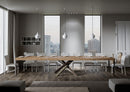 Tavolo Allungabile 160-420x90x77 cm Volantis Premium Quercia Natura Telaio 4C 