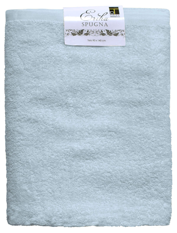 Set Spugna Asciugamani Ospite + Salvietta Erika Azzurro acquista