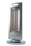 Stufa al Carbonio 1200W 2 Elementi Kooper Marrakech Silver