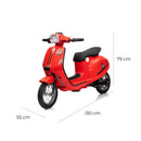 Moto Elettrica per Bambini Moto Deluxe 24V Rosso  