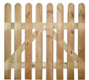 Staccionata Steccato Recinzione Giardino 100x100 cm in Legno