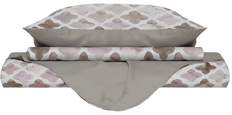 Copripiumino con Federe Stampato in Microfibra Florence Varie Misure