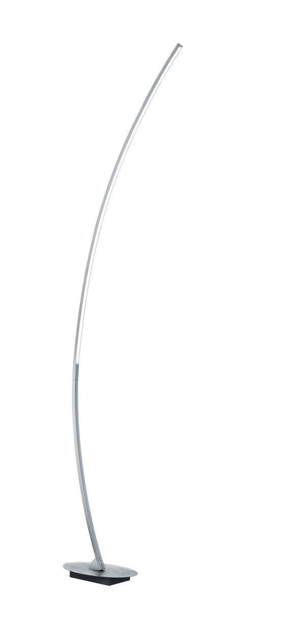 Piantana da Interno a LED in Metallo Alluminio Spazzolato acquista