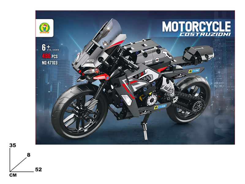 Costruzioni Motocicletta da 486 Pezzi      