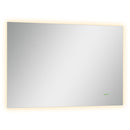 Specchio da Bagno 90x60 cm con Cornice a LED Argento