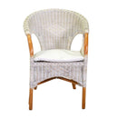 Poltrona da Giardino 60x60xh82 cm in Rattan Lucrezia Bianco