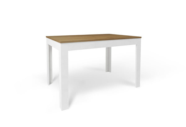 Tavolo Allungabile 120/170x80x75 cm Noce Stelvio e Ossido Bianco acquista