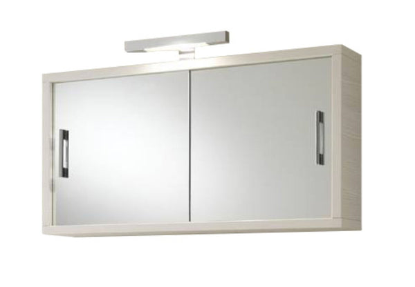 Specchiera 2 Ante in Melaminico 130x18x47,5cm TFT Giava Pino Bianco online