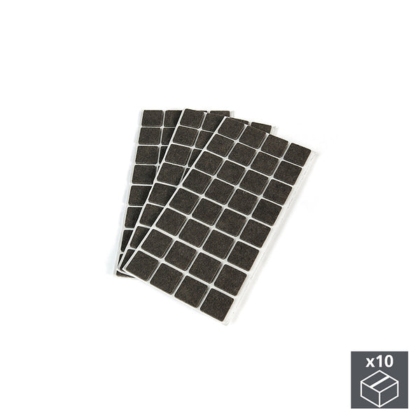 sconto Feltrini Adesivi per Mobile Quadrati 25 x 25 mm 960 Pezzi Emuca