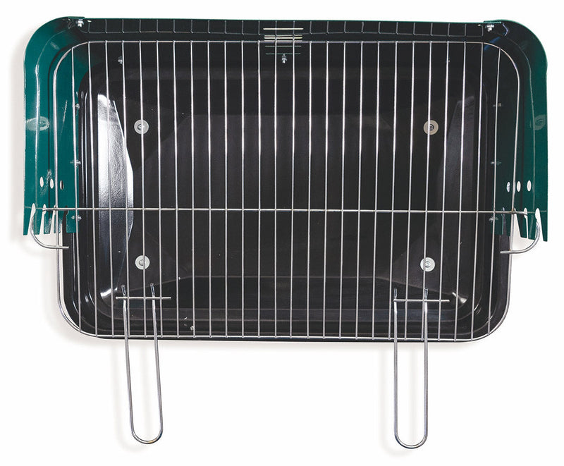 Barbecue a Carbone Carbonella Rettangolare 58x38 cm Soriani Sun-day Verde