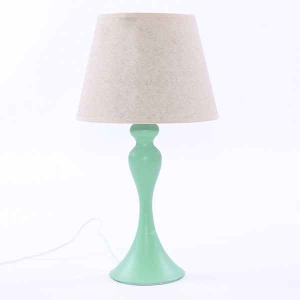 Lampada da Tavolo Ø24xH44 cm in Metallo Verde Chiaro sconto