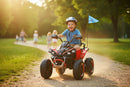 Quad Elettrico per Bambini ATV Safari Gold 24V Telecomando Rosso