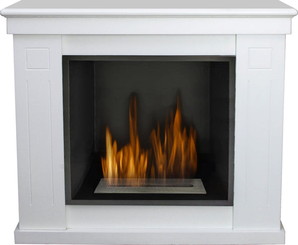 prezzo Camino a Bioetanolo da Pavimento 83x98 cm Vannini Raffaello Bianco