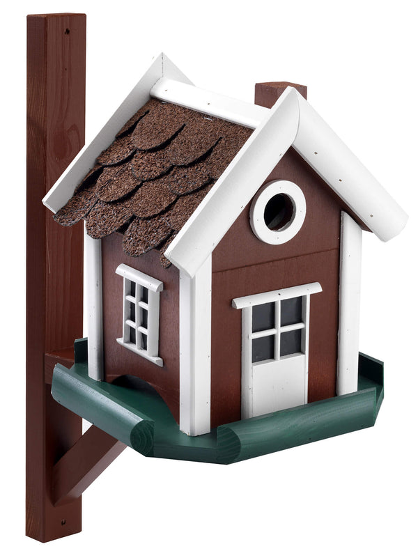 acquista Nido per Uccellini 25x25xh28 cm Party in Legno FSC Rosso