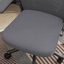 Sedia Poltrona Direzionale da Ufficio 65x64x120-130 cm in Tessuto a Rete Grigio Scuro