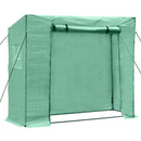 Serra da Giardino per Piante Pomodori 200x77x169 cm in PE Telaio in Acciaio 