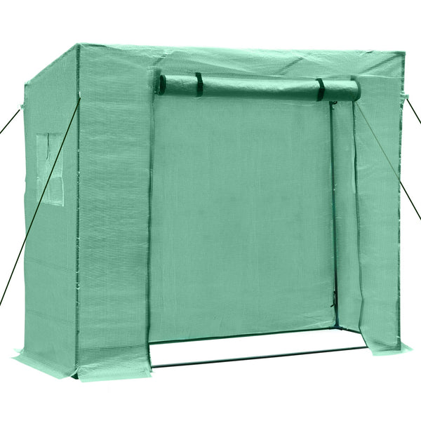 Serra da Giardino per Piante Pomodori 200x77x169 cm in PE Telaio in Acciaio sconto